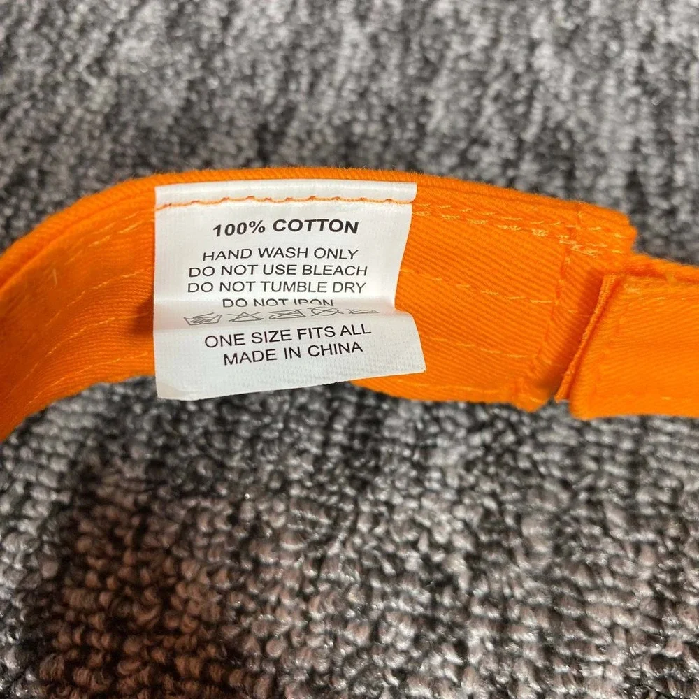 Kenny Chesney Sun Goes Down Tour‎ Mens OSFA Orange No Shoes Nation Visor Hat